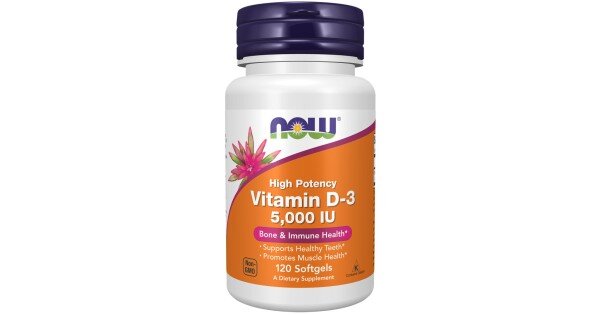 Vitamina D-3 5000 IU – 120 Gelule moi | NOW Foods Vitamina D-3 5000 IU – 120 Gelule moi | NOW Foods
